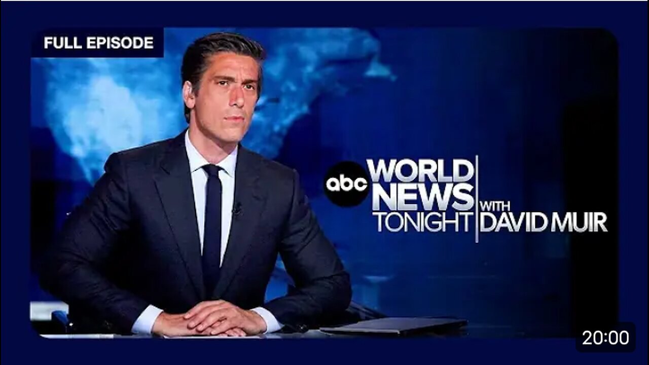 ABC WORLD NEWS tonight with David Muriel full Broadcast spe 22 2025