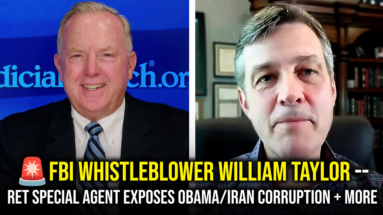 🚨FBI Whistleblower William Taylor -- Ret Special Agent Exposes Obama/Iran Corruption + More . . .