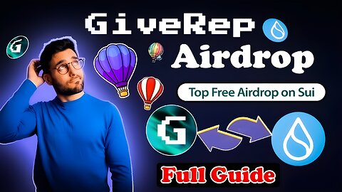 Giverep Free to join new SocialFi project on the Sui ecosystem ✔️make yt title