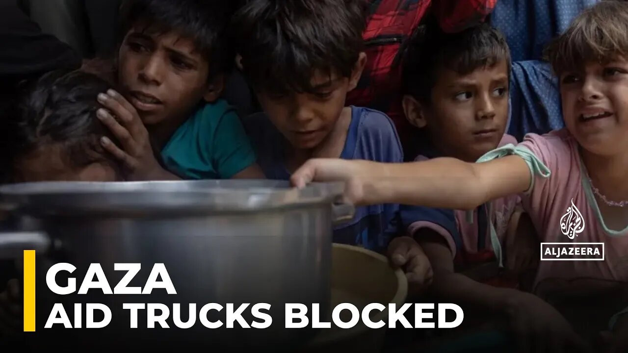 Only five aid trucks enter Gaza as more than 9_000 remain stuck at border