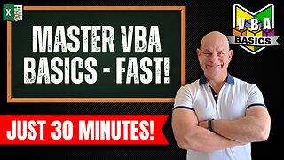Excel VBA: This 30 Minute Crash Course Is ALL You Need