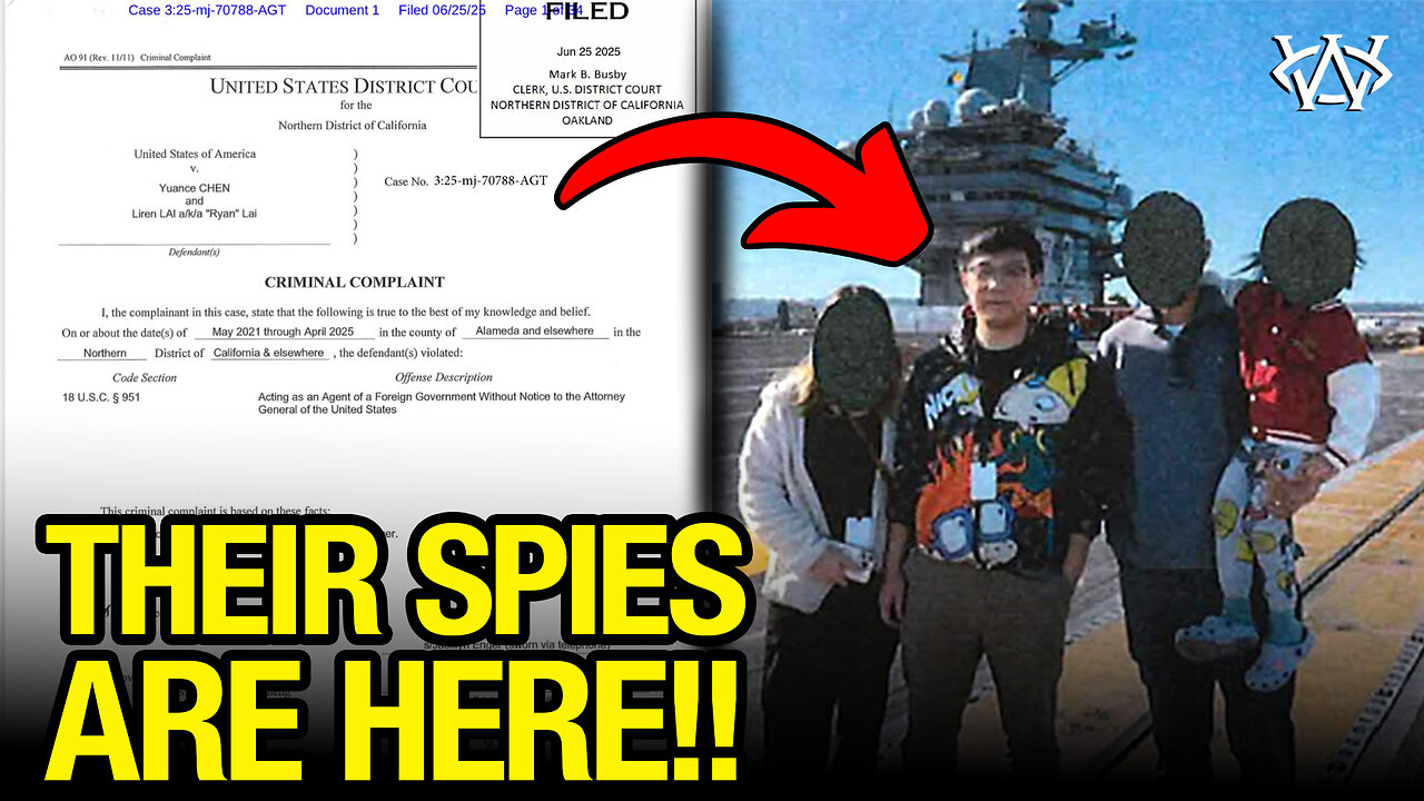 Foreign Spies ARRESTED at U.S. Naval Base Criminal Complaint!!