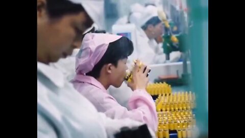 Employee testing new Vapes in actual factory before you use it for yourself...