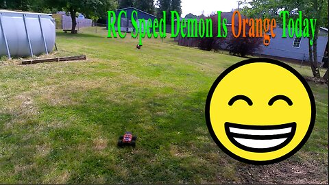 RC Speed Demon Jump Side Walk Part 2 (Orange)