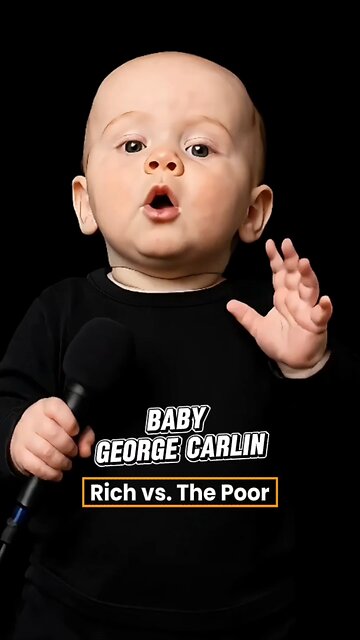 Baby George Carlin SLAMS Rich vs Poor Divide!