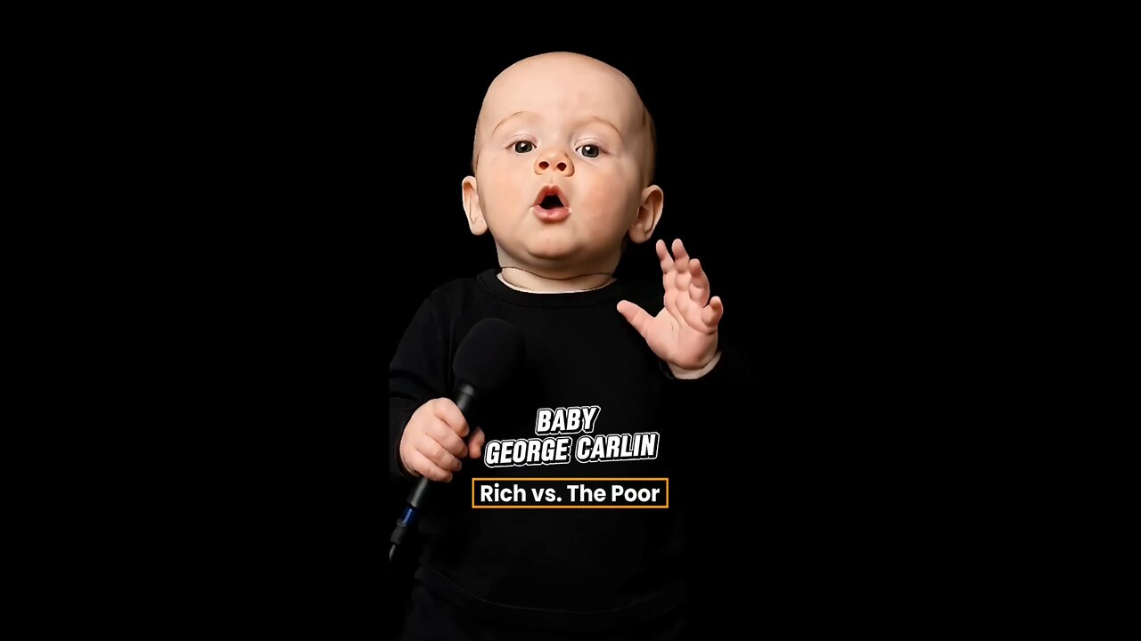 Baby George Carlin SLAMS Rich vs Poor Divide!