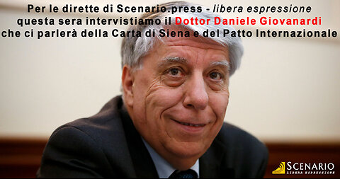 Diretta con il Dott. Daniele Giovanardi