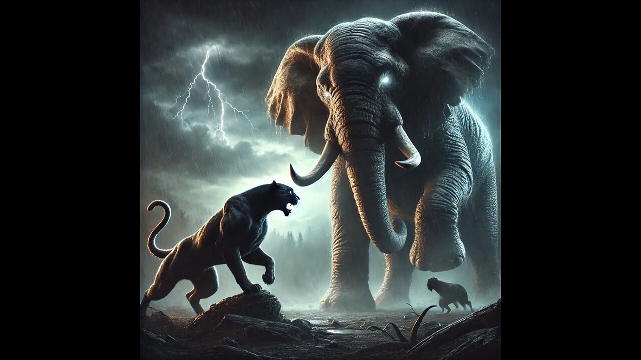 Dangerous Elephant vs dengrous Cat Hybrid Animal video