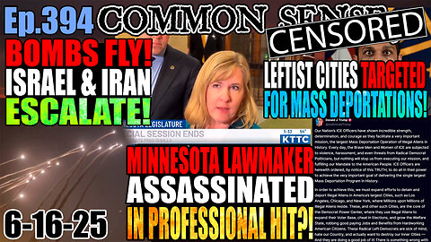 Ep.394 Trump Kills CA EV Mandate! Israel/Iran Escalate! MN Dem Lawmaker ASSASSINATED! Leftist Cities Targeted For Mass Deportations! Iran Hacked Israeli Pedo Blackmail Files? Trump Mobile Plan & Smartphone!