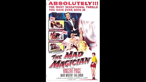 The Mad Magician (1954) | Directed by John Brahm