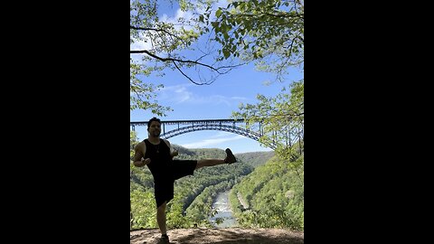 Chum Kiu New River Gorge! #yeshua #jesus #wingchun #kungfu #vingtsun #gungfu #hiking #nature #trail
