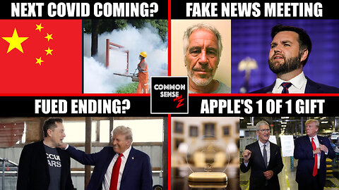 CDC China Virus Alert, Vance on Epstein, Trump Praises Musk, Cook's Unique Apple Gift to Trump