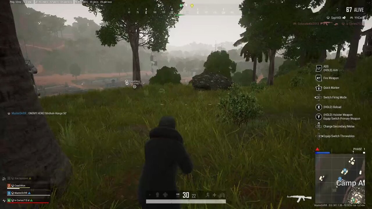 Pubg Hipfire distance kill.