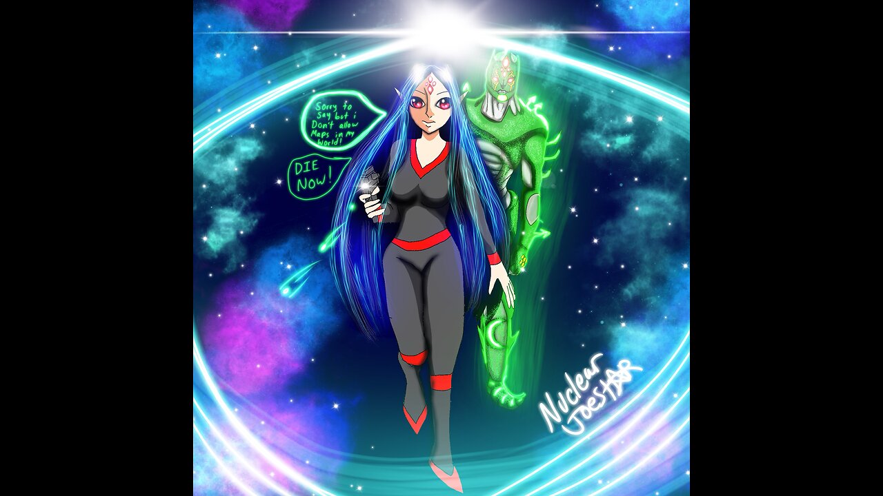 Speedpaint nuclear joestar and Cmoon