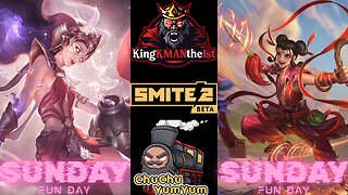 |NUT DROPS ON on Twitch|🔴Live: SUNDAY...FUN DAY | SMITE 2 TIME