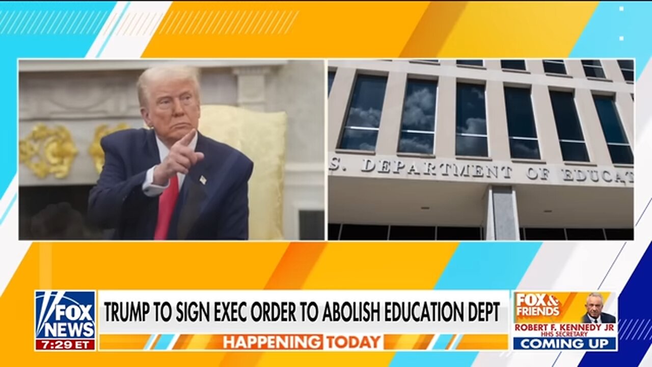 Trump to sign executive order abolishing Department of Education