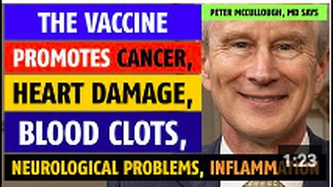 "Peter McCullough, MD: mRNA Vaccines May Encourage Cancer, Heart Damage, Blood Clots, Inflammation"