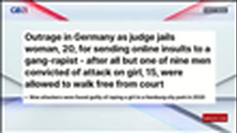 "German Judge Incites Outrage: Jails Victim for Cyberbullying Her Rapists"