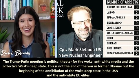 CPT Sleboda, MSc Eng: The Trump-Putin meeting is theater for the woke, anti-white media and the collective West. This is not the end of the war in the former Ukraine, but the beginning of the eradication of the collective West’s Deep State