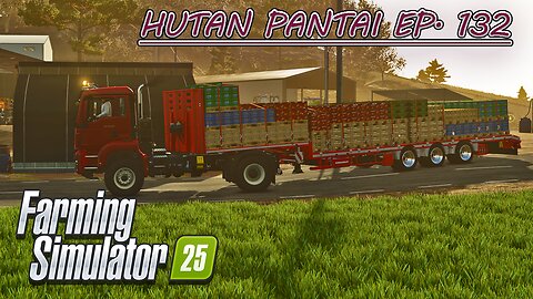 Selling Yearly Vegetables for $63k. Planting Cotton. |4k| HUTAN PANTAI EP. 132 | Farming Simulator 25