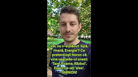 Vai, nu v-a plăcut ‘Apă, Hrană, Energie’? Ce pretențioși!