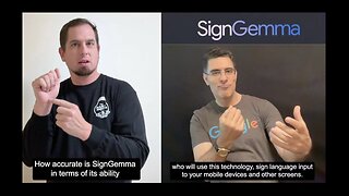 ASL/Captioned - What is SignGemma?