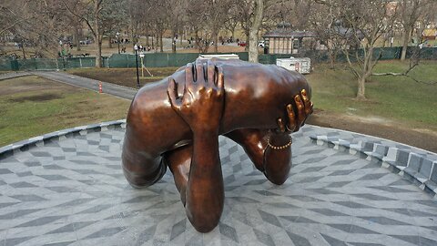 Boston Common walk and talk, finally made it to the MLK statue