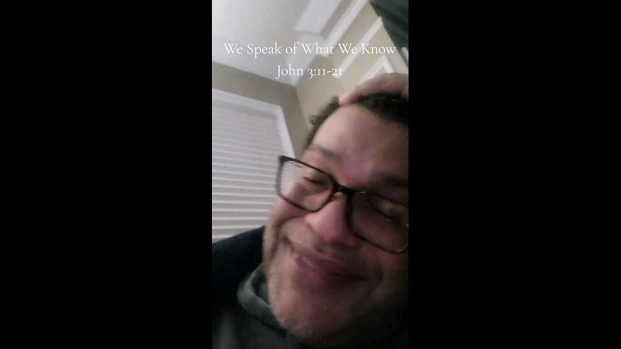 We Speak of What We Know