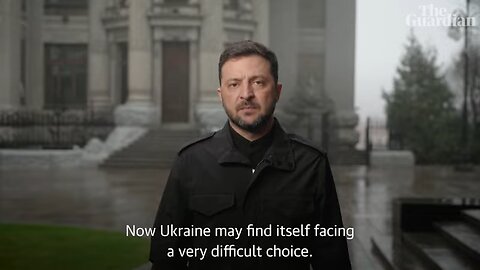 Zelenskyy warns of 'most difficult moment in history' amid pressure to accept US plan