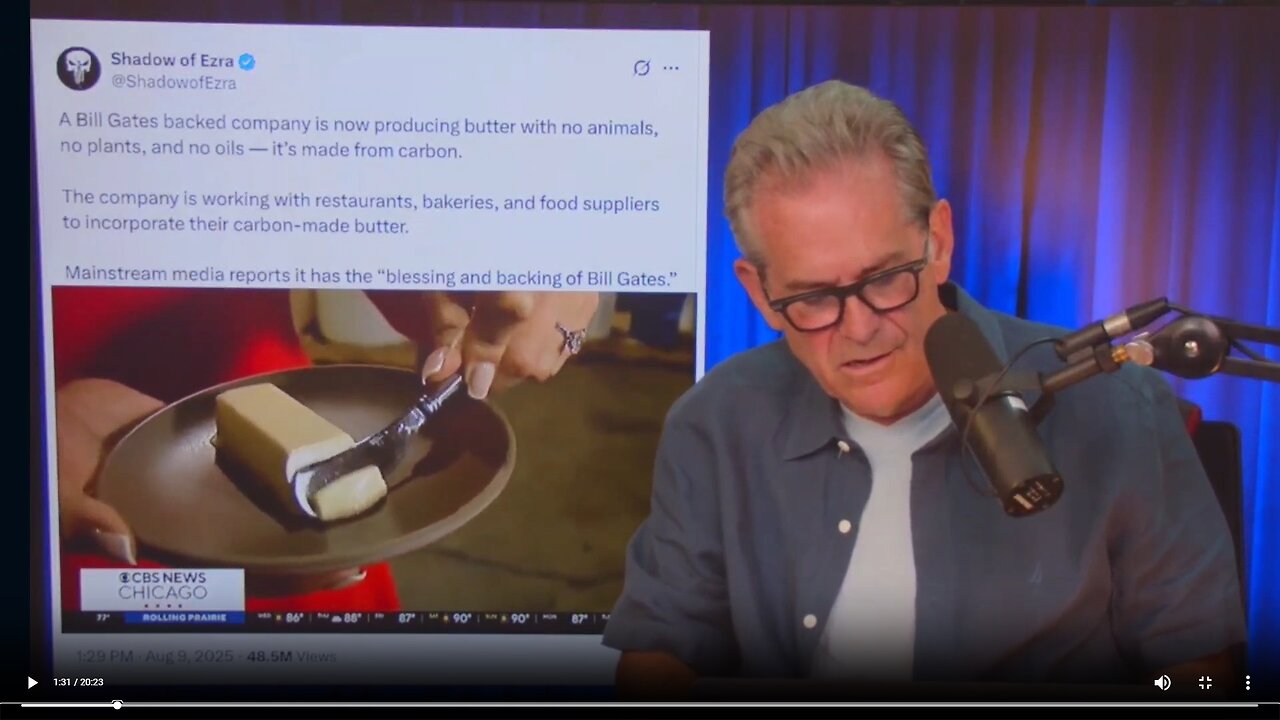 Butter produced with no plants, animals and oil coming tofoods near you endorsed by Bill Gates▮The Jimmy Dore Show