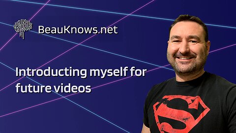 An introduction for future web tutorials - Beau Knows the Net