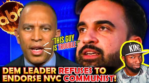 🚨Dem Leader REFUSES to Endorse NYC COMMUNIST Zohran Mamdani Amid "GLOBALIZE THE INTIFADA" Rhetoric!