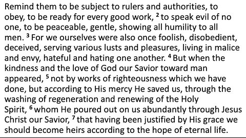 God's order for the church