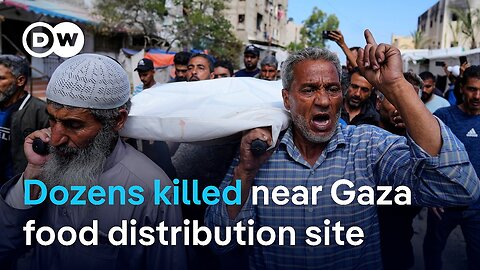 IDF says it fired shots near Gaza aid distribution station | DW News