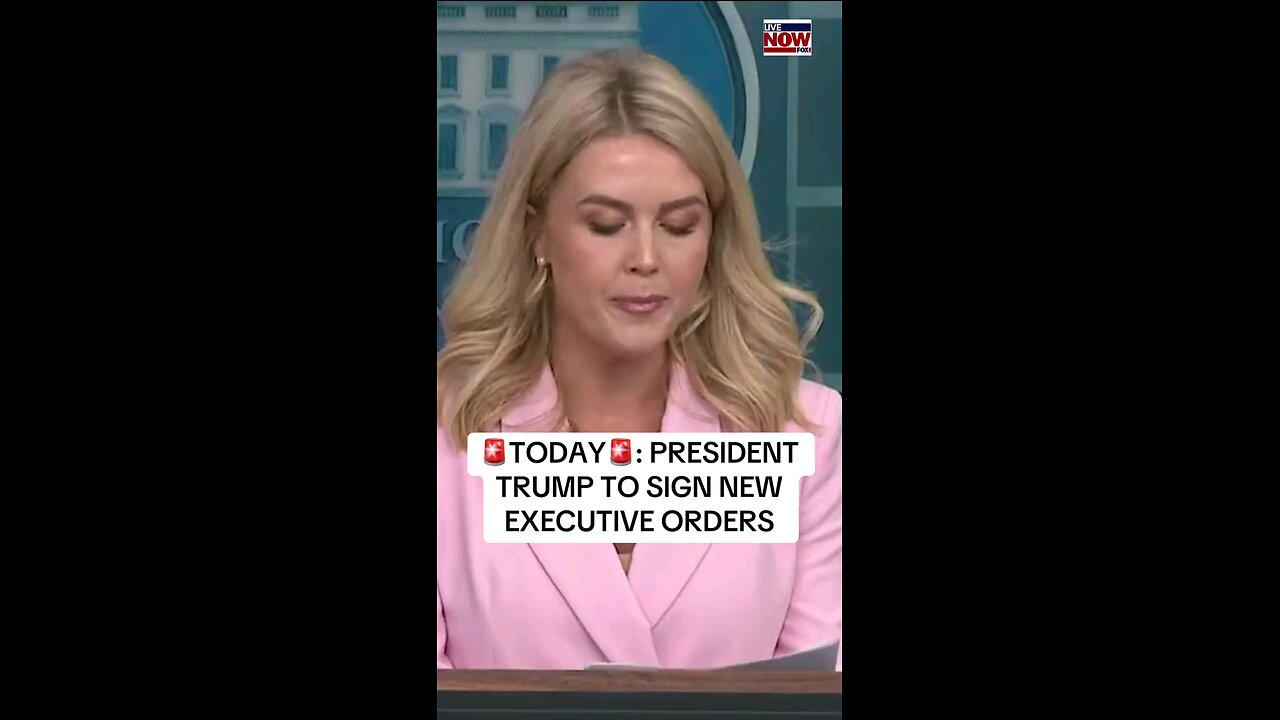 President Trump will sign new executive orders. You can watch on LiveNOW from FOX. #trump