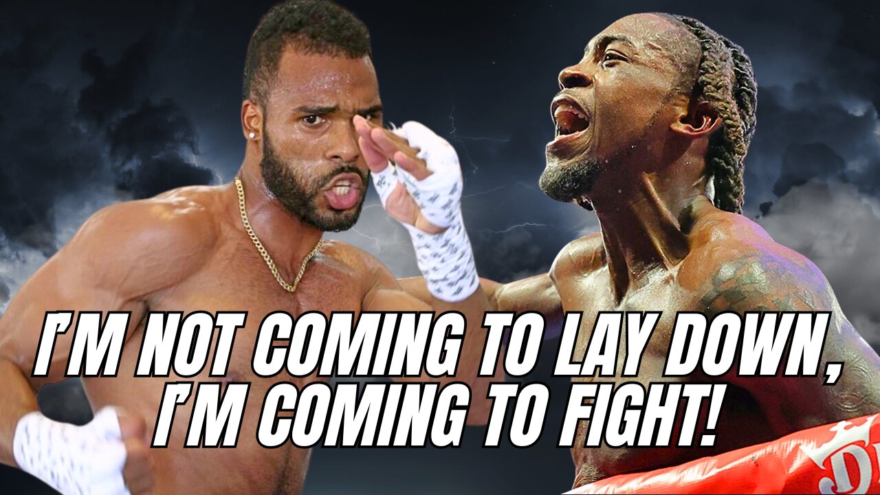 Edwin De Los Santos Tells Keyshawn Davis He's Coming to Fight!