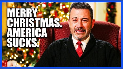 Jimmy Kimmel's Cries About American 'Tyranny' for Christmas on the BBC... | Clownfish TV
