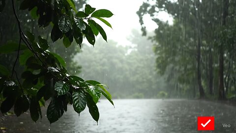 Gentle Night Rain for Sleep and Focus | 10 mins of Soothing Rain Sounds, No Music