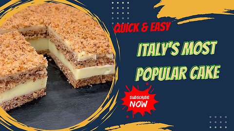 Italy's most popular cake for the New Year 🎄 Everyone is looking for this recipe for You 👌