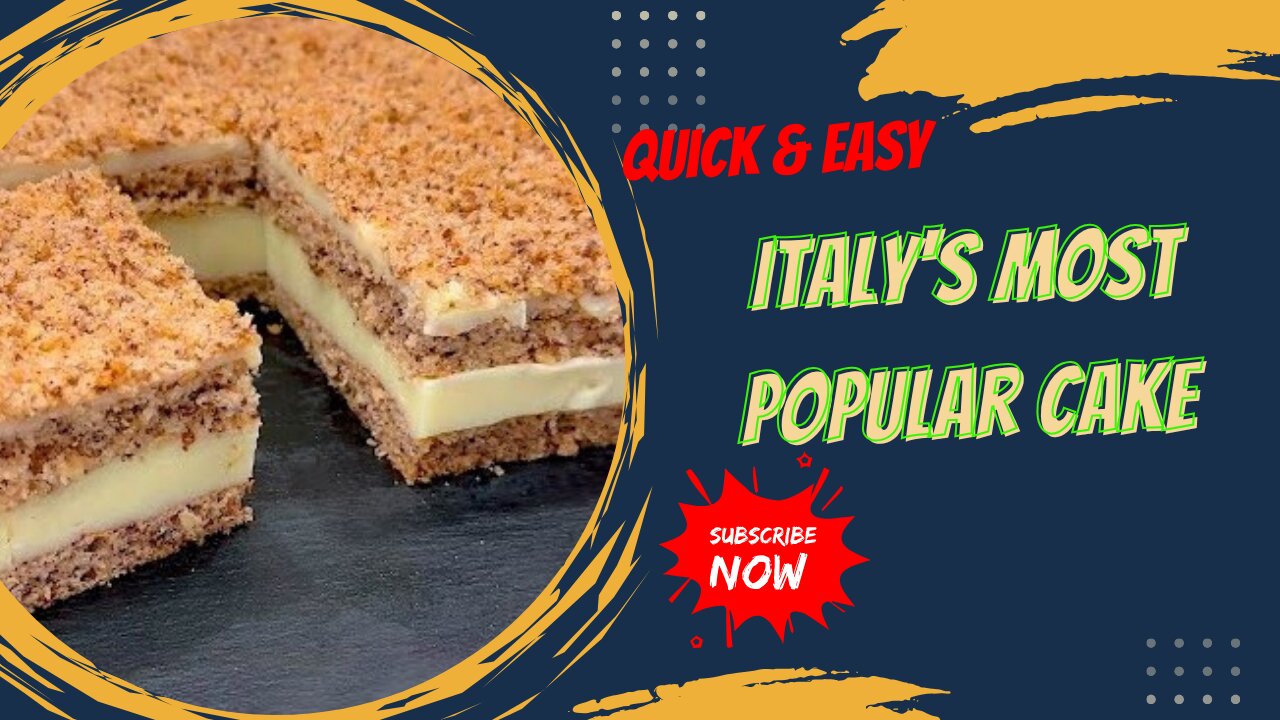 Italy's most popular cake for the New Year 🎄 Everyone is looking for this recipe for You 👌