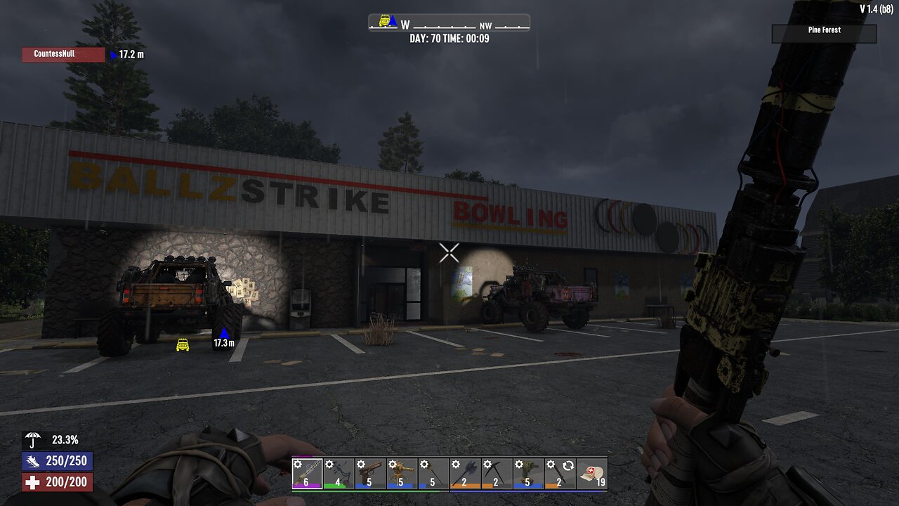 7D2D S1 Ep65 Driving around