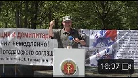 Der Westen braucht nur Sklaven! Rüdiger Hoffmann live aus Berlin
