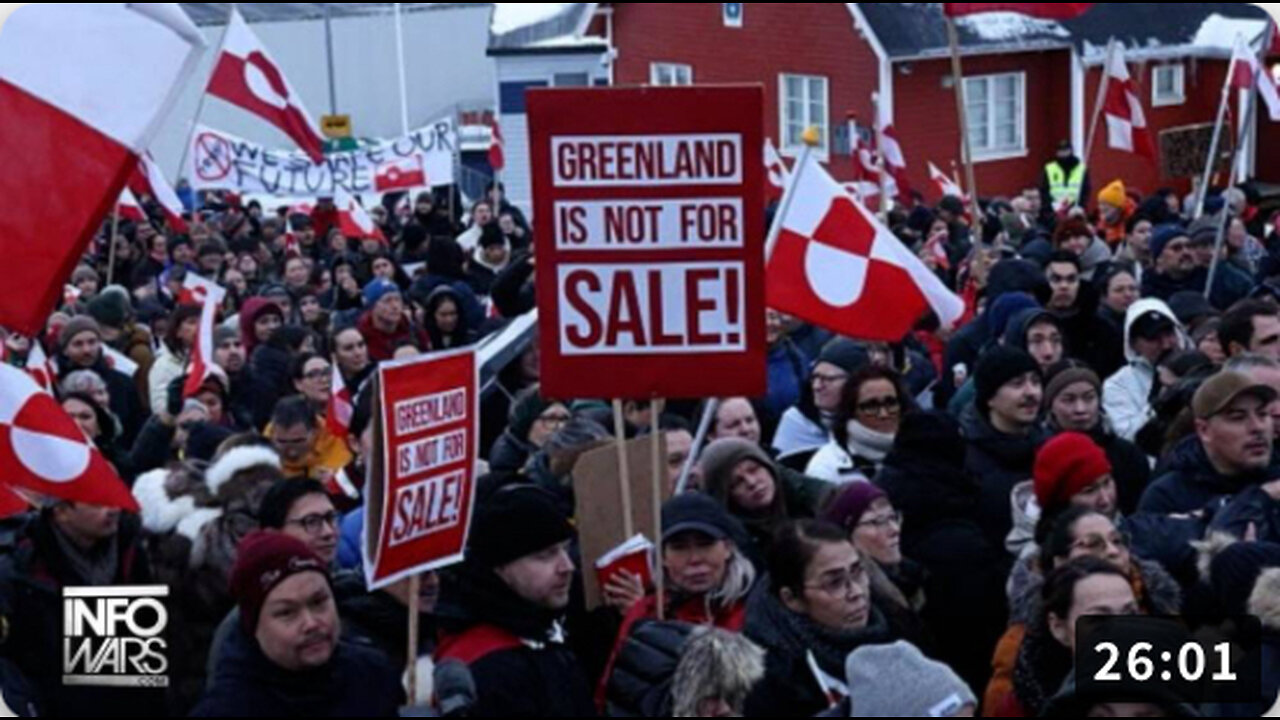 🚨Alex Jones Issues Emergency Message To Trump: Don't Make The Same Mistake With Greenland That You Made With Canada!!!