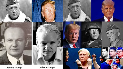Es el Presidente Trump el Hijo del General Patton 2GM y Viaje en el Tiempo?