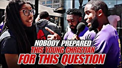 NOBODY PREPARED THIS YOUNG CHRISTIAN FOR THIS QUESTION #VIRAL #TRENDING #REACTION