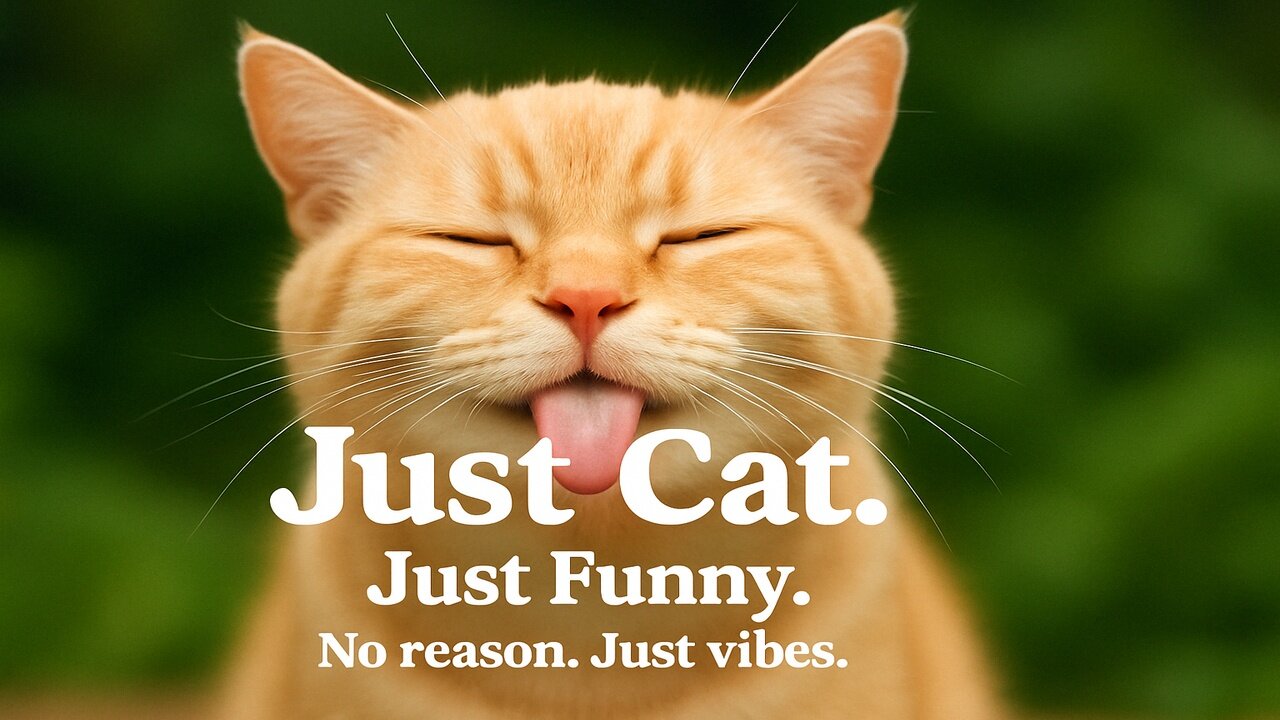 Just cat. Just funny. No reason. No logic. Just vibes.