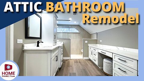 AMAZING Attic Remodel Expansion: Bathroom Makeover Ideas