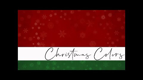 Christmas Colors // Calvary Chapel Tri-Cities