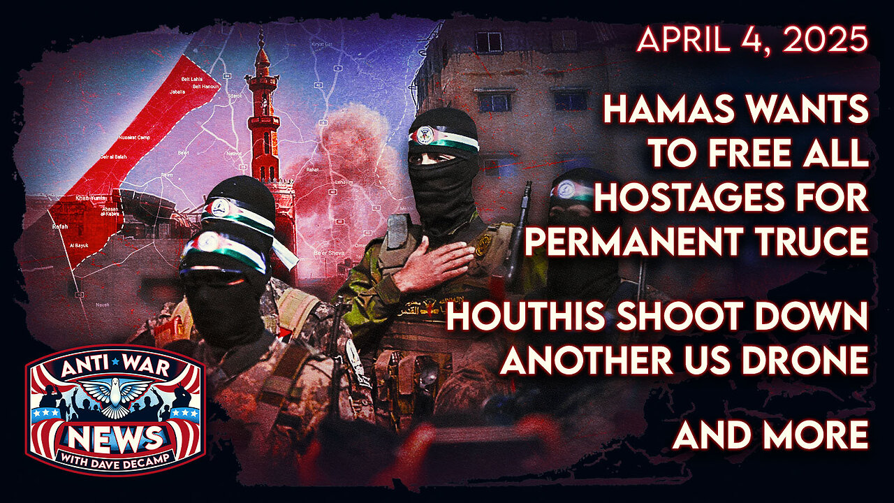 Hamas Wants To Free All Hostages for Permanent Truce, Houthis Shoot Down Another US Drone, and More