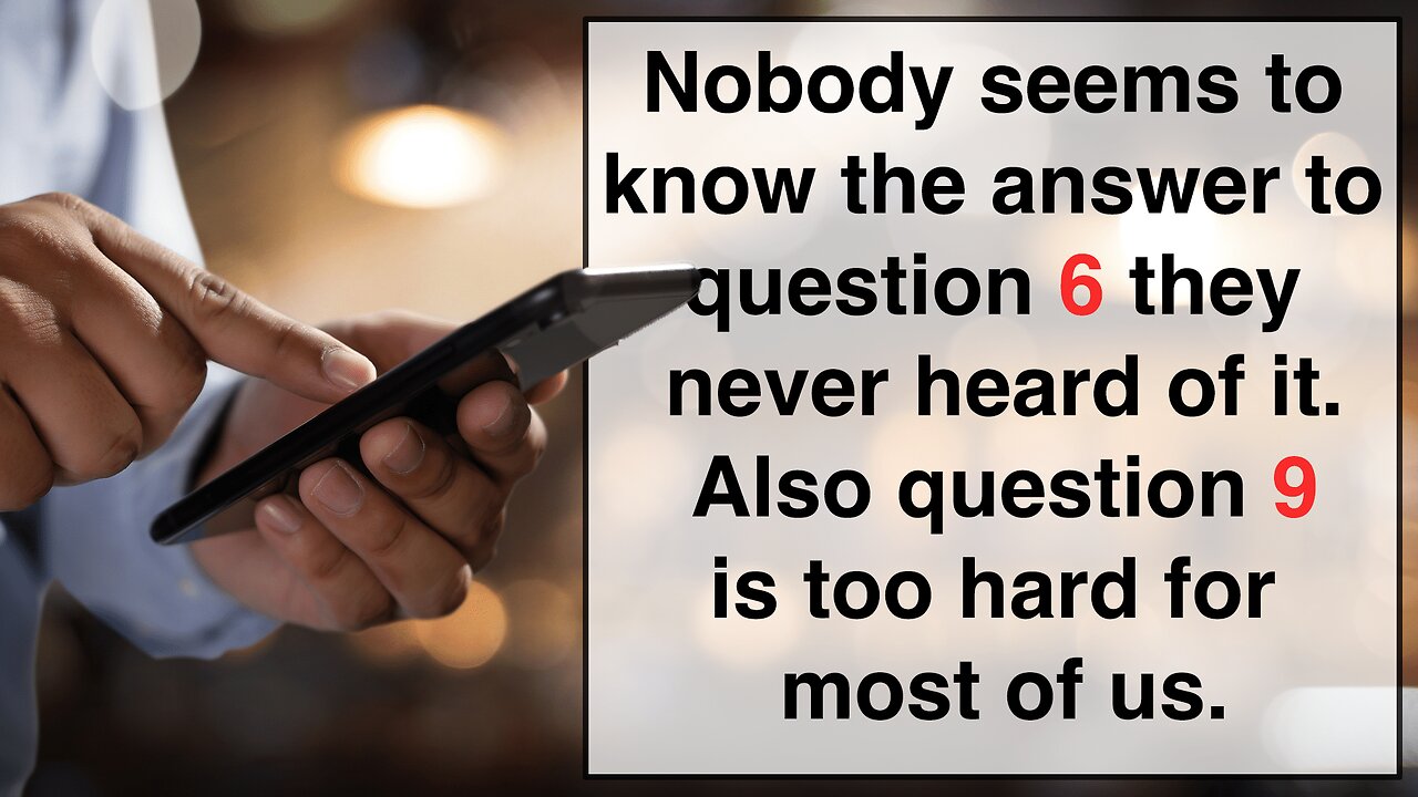 General Knowledge Quiz